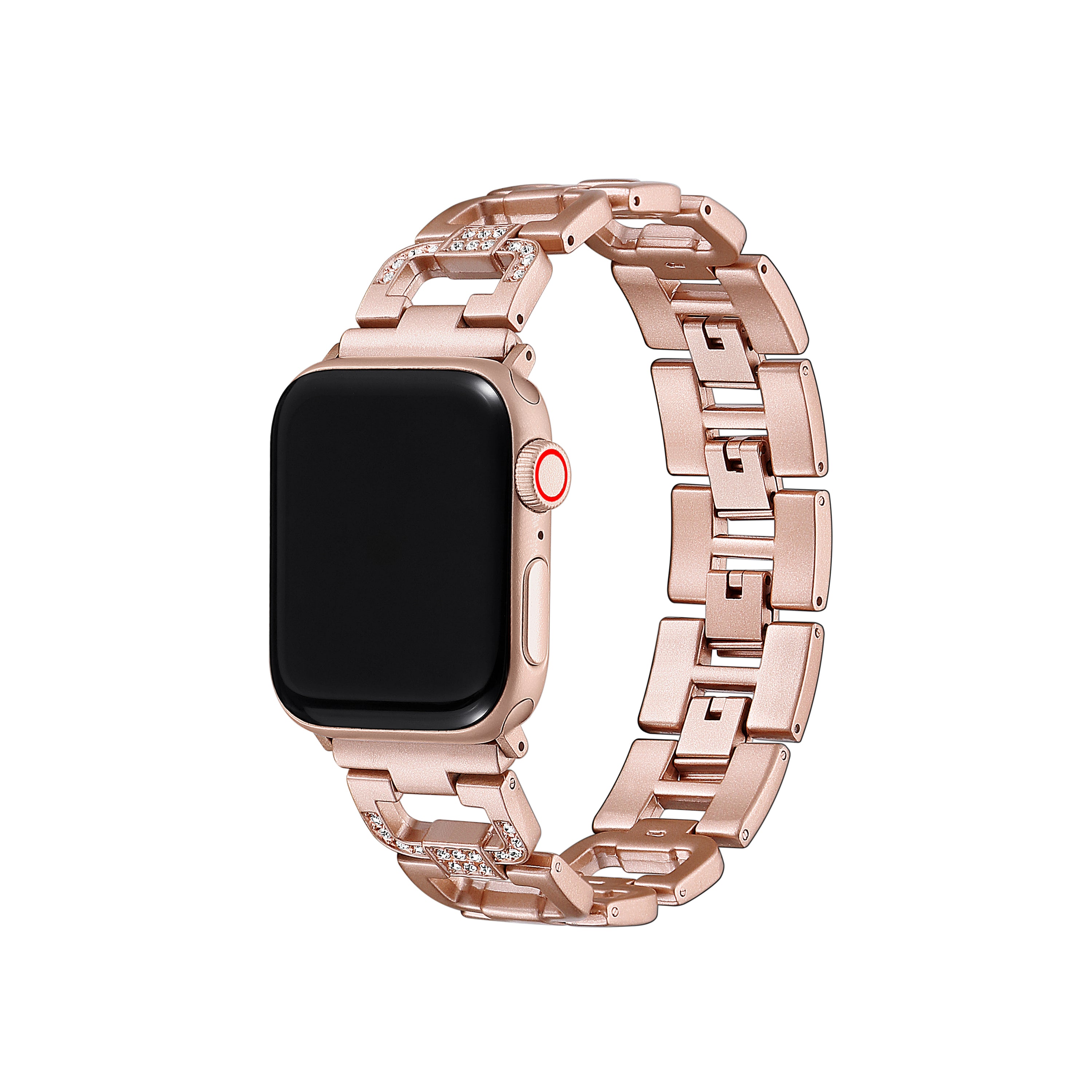 The Posh Tech★ローズゴールドxストーン上品Apple Watch バンド The Posh Tech☆ローズゴールドxストーン上品Apple Watch バンド