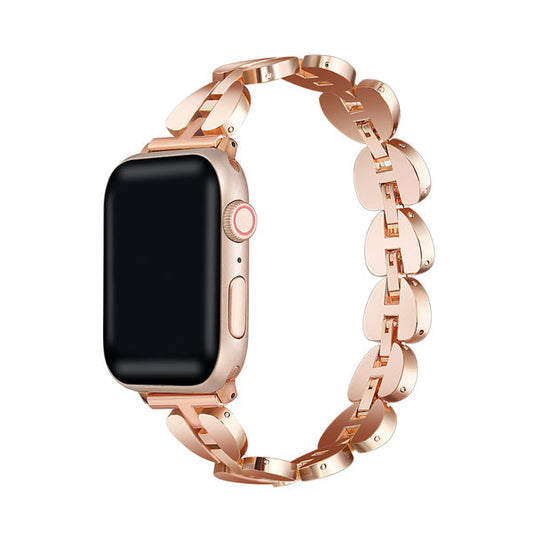 Julia Sleek Metal Link Apple Watch Replacement Band