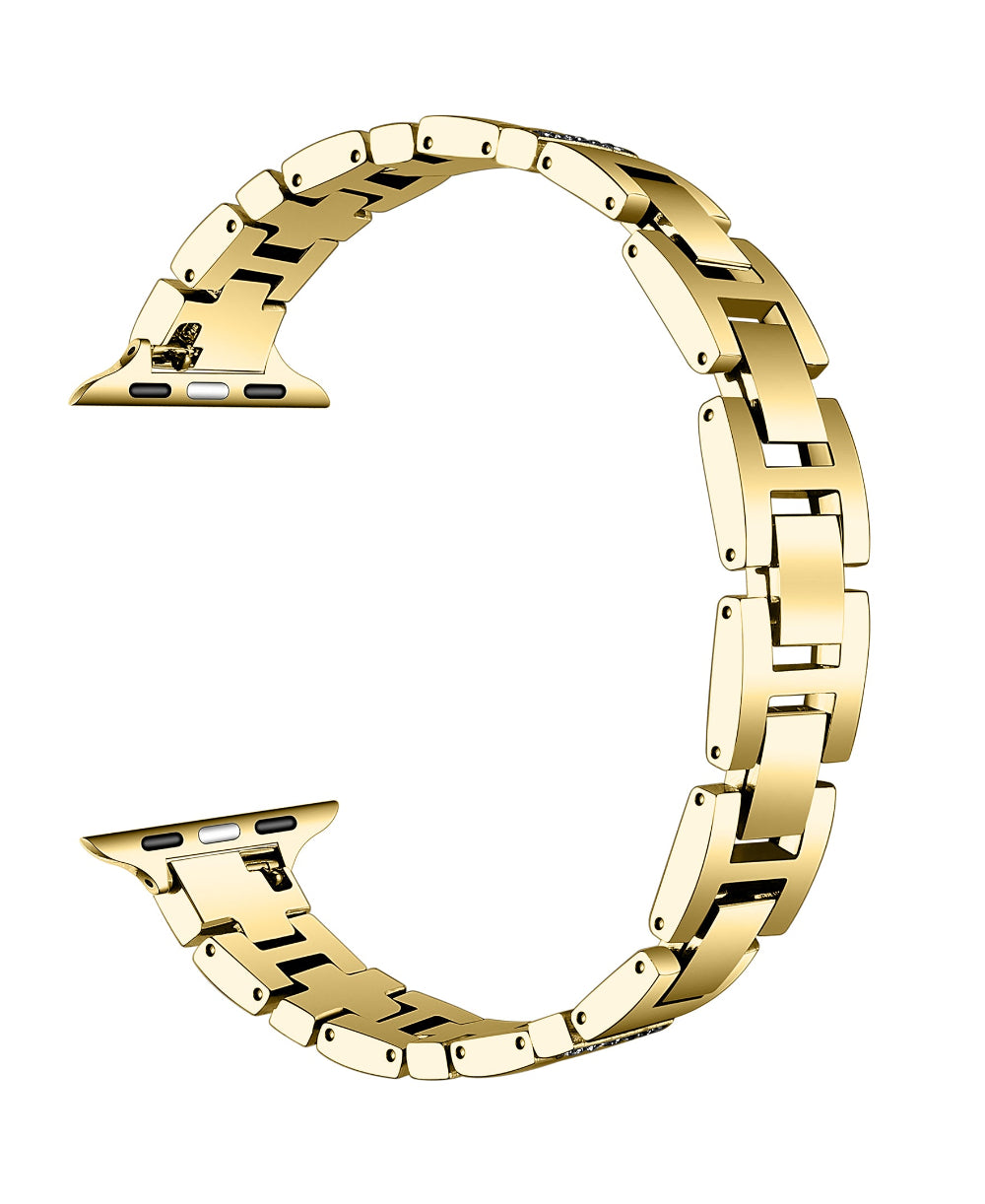 Soleil Rhinestone Stainless Steel Band