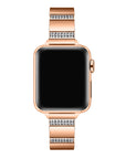 Soleil Rhinestone Stainless Steel Band