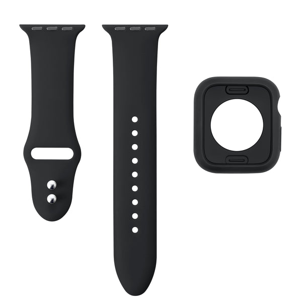 Silicone Band and Bumper for Apple Watch 40 or 44mm