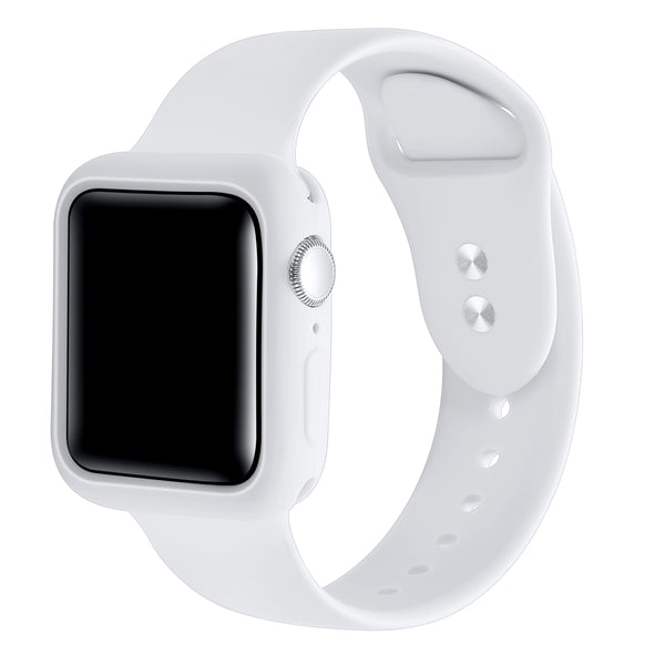 Silicone Band and Bumper for Apple Watch 40 or 44mm