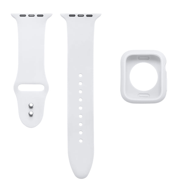 Silicone Band and Bumper for Apple Watch 40 or 44mm