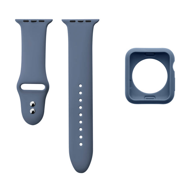 Silicone Band and Bumper for Apple Watch 40 or 44mm