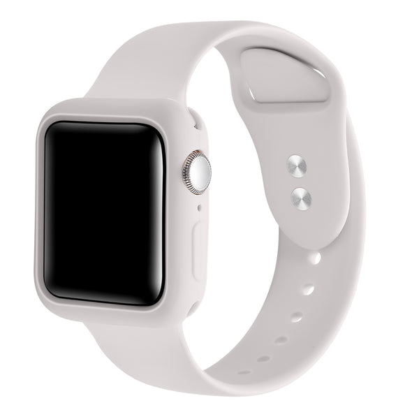 Silicone Band and Bumper for Apple Watch 40 or 44mm