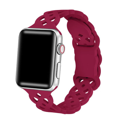Silicone Lace 2 Band for Apple Watch