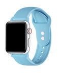 Silicone Band in Retro Blue for Apple Watch® by Posh Tech