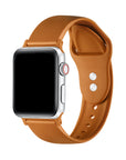 Silicone Band in Rustic Caramel for Apple Watch® by Posh Tech