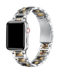 Amelia Stainless Steel & Resin Detail Replacement Band for Apple Watch