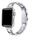 Amelia Skinny Stainless Steel & Resin Detail Replacement Band for Apple Watch