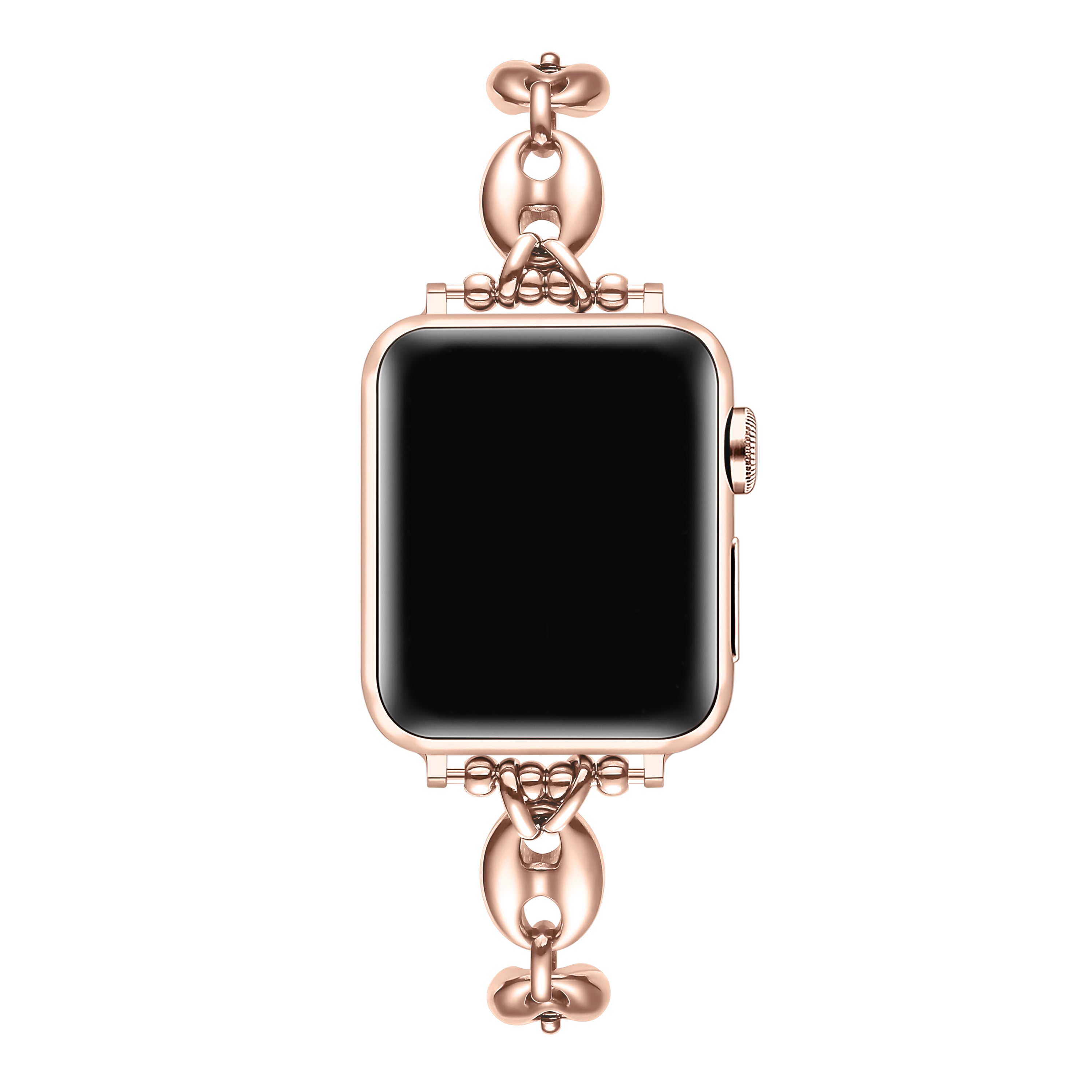 Posh Tech★プチラインストーンローズゴールドAPPLE WATCHバンド Bestie Beaded Band for Apple Watch - New 18k Gold Plated
