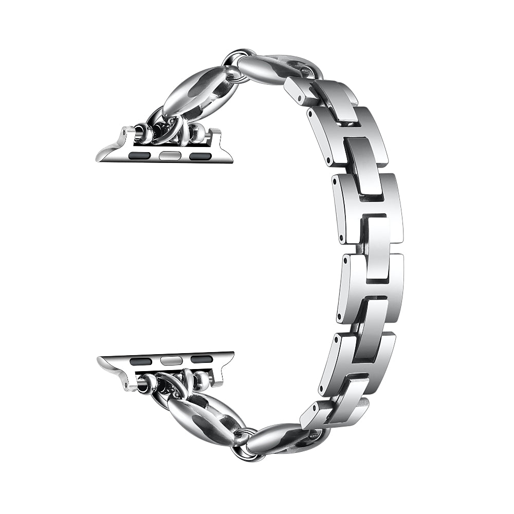 Poppy Stainless Steel Link Band for Apple Watch