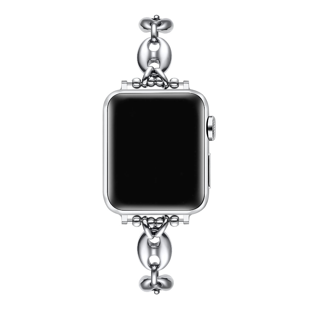 Poppy Stainless Steel Link Band for Apple Watch