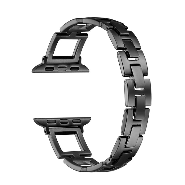 Journey Stainless Steel Square Link Band for Apple Watch 