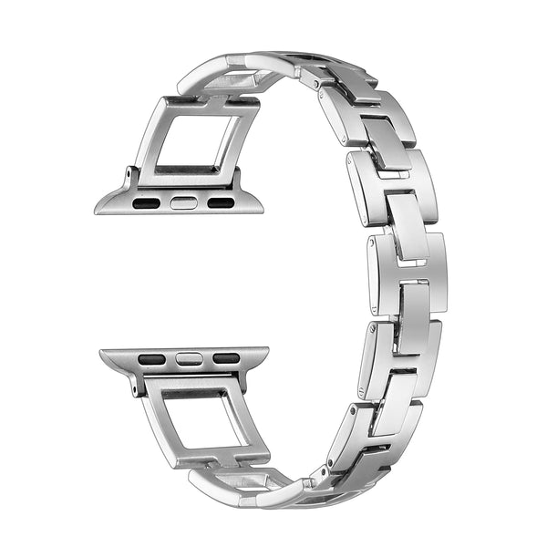 Journey Stainless Steel Square Link Band for Apple Watch 