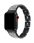 Windsor Stainless Steel Bracelet Band with Stones for Apple Watch