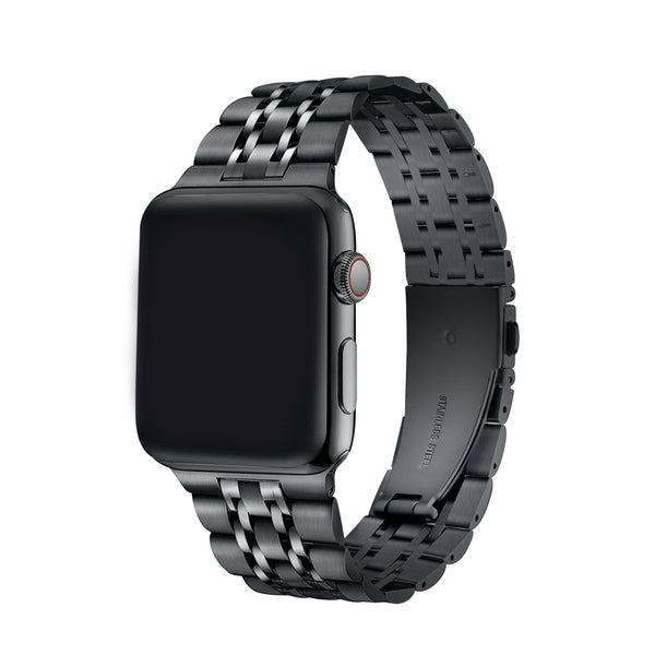 Rainey Bi-Color Stainless Steel Link Replacement Band for Apple Watch