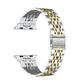 Rainey Bi-Color Stainless Steel Link Replacement Band for Apple Watch