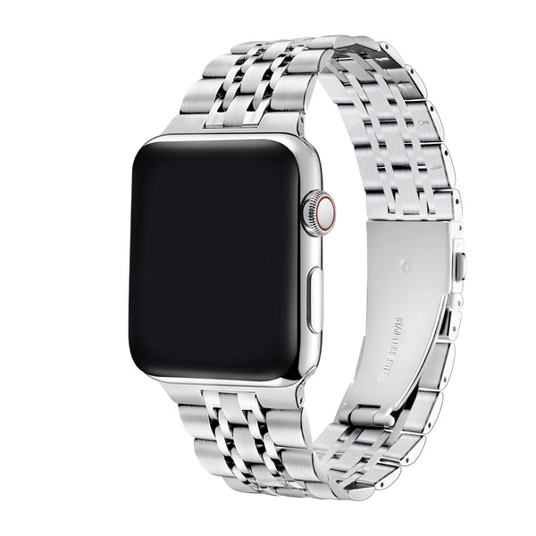 Rainey Bi-Color Stainless Steel Link Replacement Band for Apple Watch