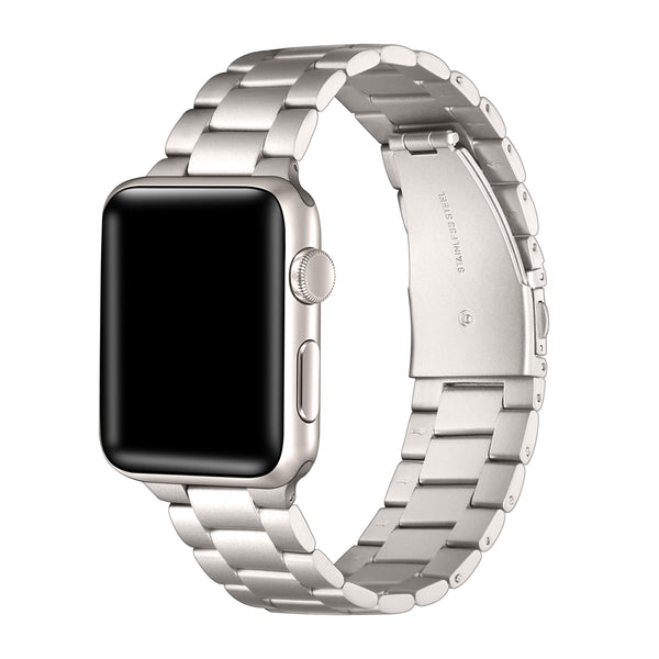 Sloan Premium 3 Link Stainless Steel Band for Apple Watch