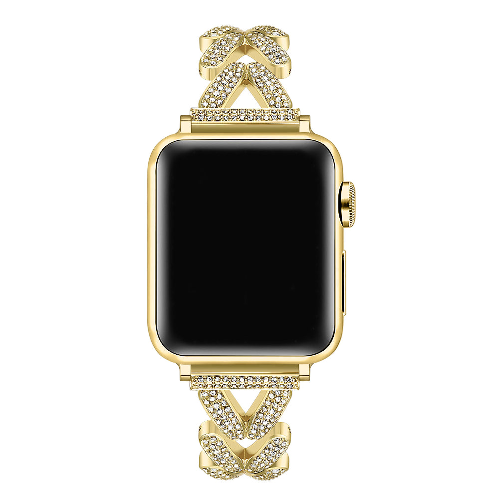 Valentina Stainless Steel Rhinestone Band for Apple Watch