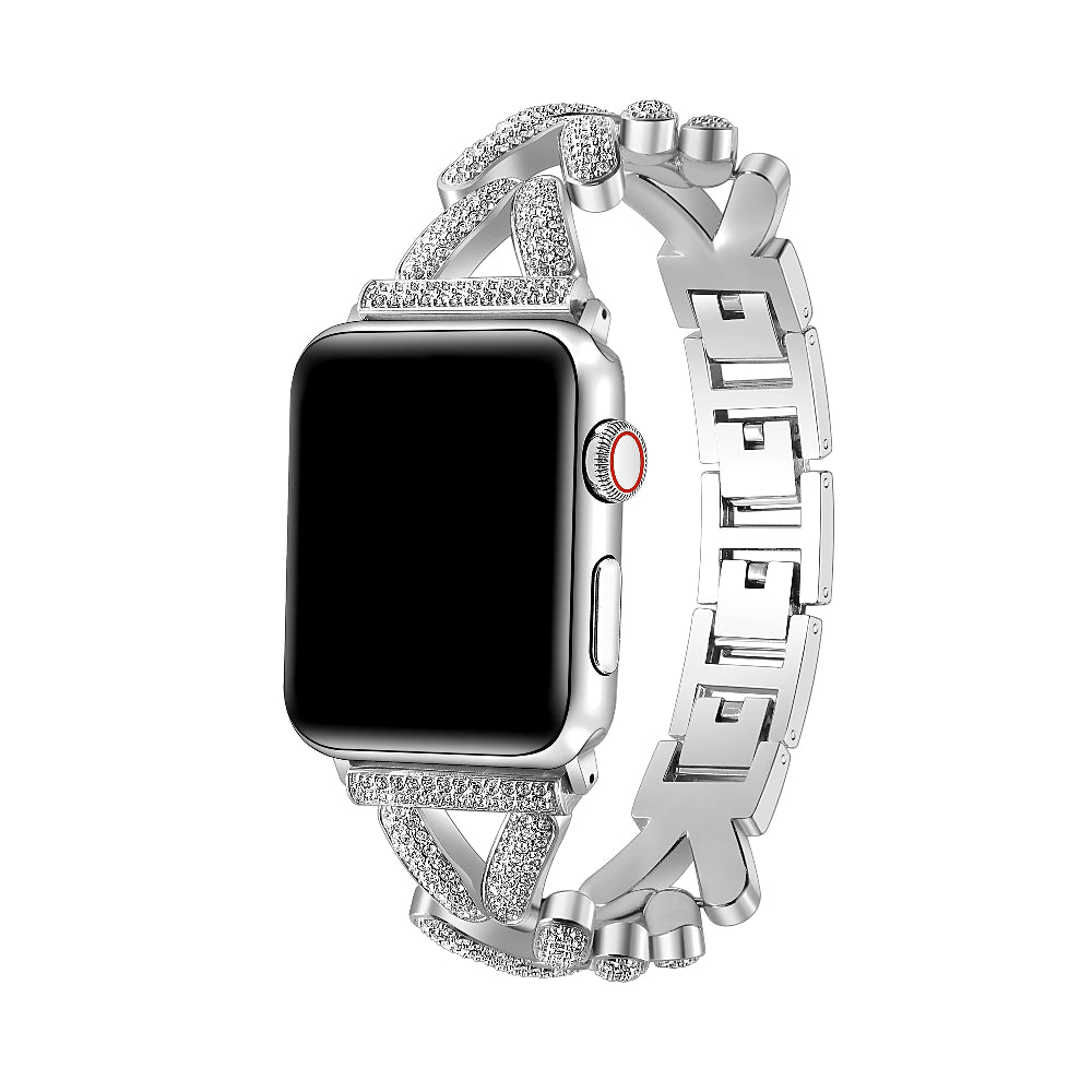 Valentina Stainless Steel Rhinestone Band for Apple Watch