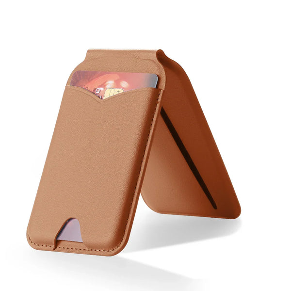 MagSafe Phone Wallet Stand with Mirror - Card Holder with Built-In Mirror Posh Tech MagSafe Phone Wallet Stand with Mirror - Card Holder with Built-In Mirror Posh Tech
