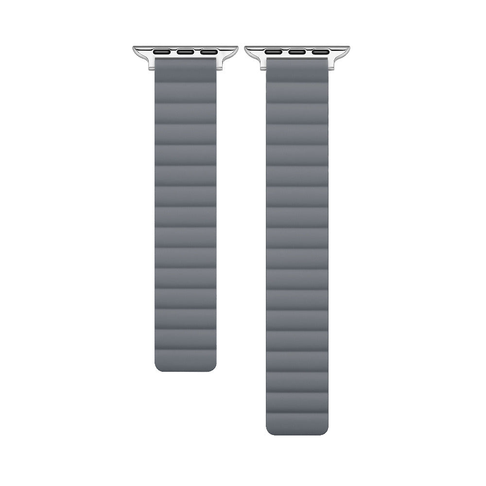 Black and silver doorbell unit on a white background
