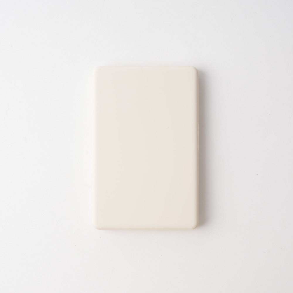 Cream slim magnetic power bank for iPhone