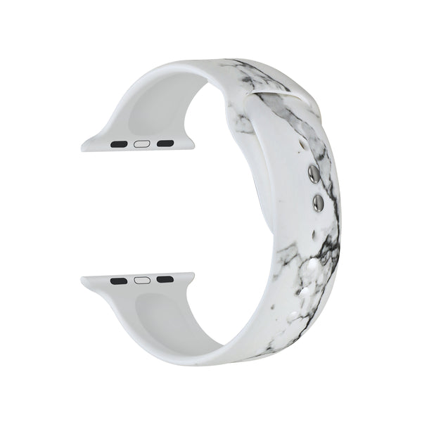 Printed Silicone Band for Apple Watch Series 1, 2, 3, 4, 5 Marble