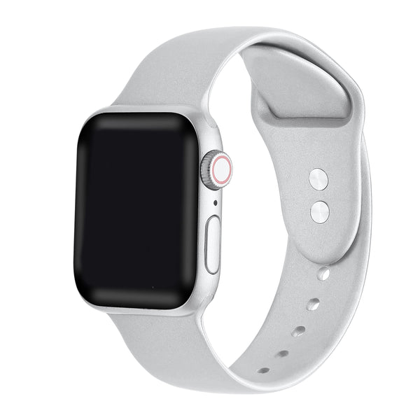 Posh Tech Metallic Silicone Band for Apple Watch