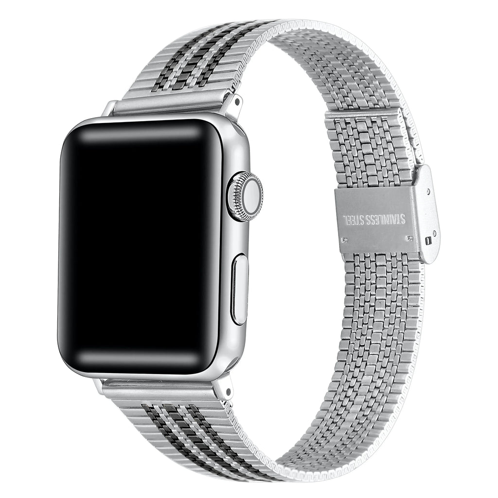 Eliza Stainless Steel Bicolor Band for Apple Watch | Thin