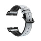 Onyx Genuine Leather Band with Silicone Backing for Apple Watch