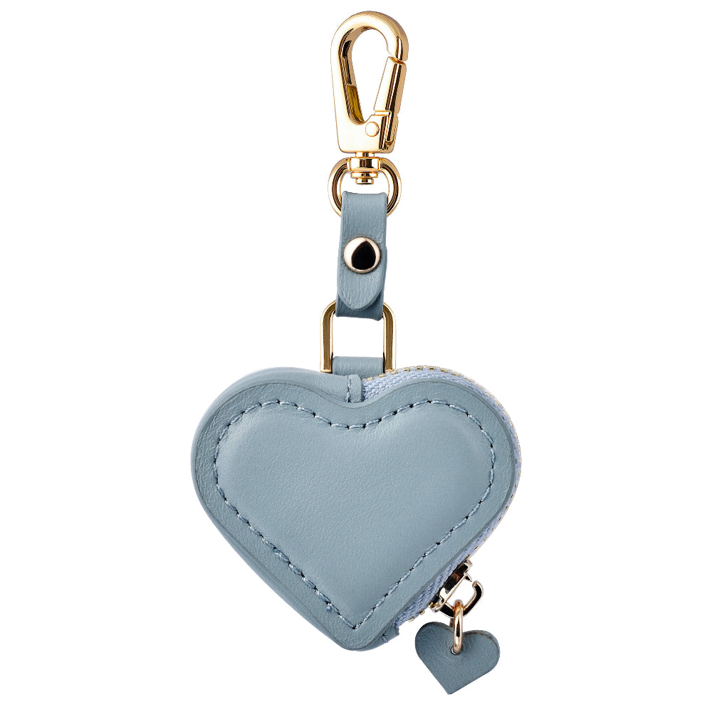 Heart Leather Bag Charm for AirTag