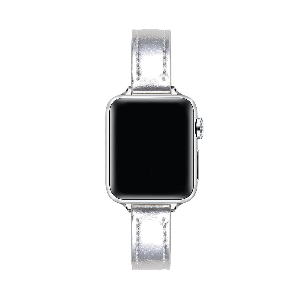 Apple Watch - tosh Carmen Metallic Leather Apple Watch® Band - Chic & Stylish