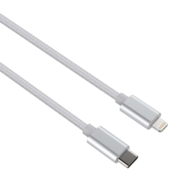 6 FT Braided Type-C MFI Lightning Fast Charging Cable for iPhone, iPad, iPod