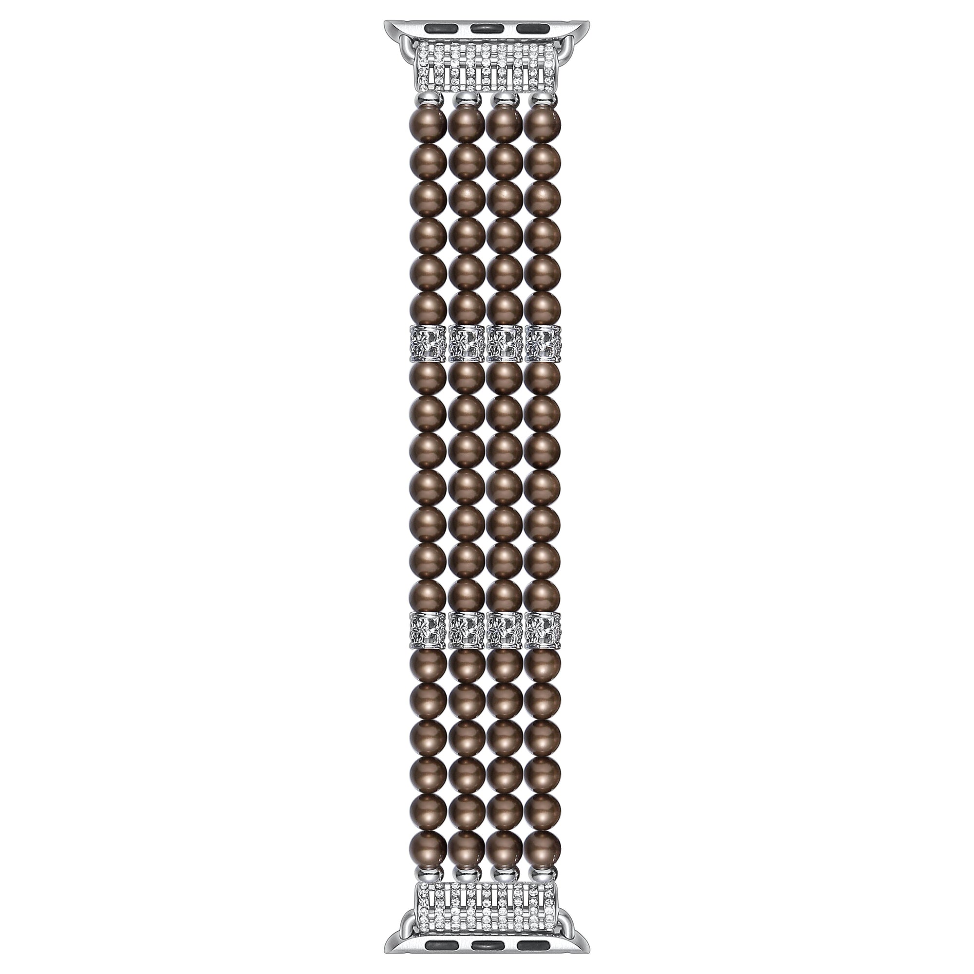 Brown Faux Pearl Band for Apple Watch