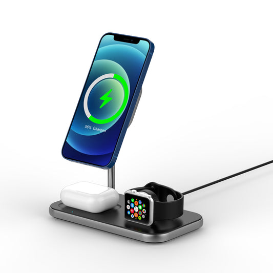 3-n-1 MFI Charging Stand for Apple Products