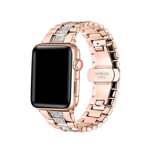 Kristina Steel Band with Stones for Apple Watch