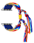 Braided Friendship Bracelet Band for Apple Watch - Blue - FINAL SALE