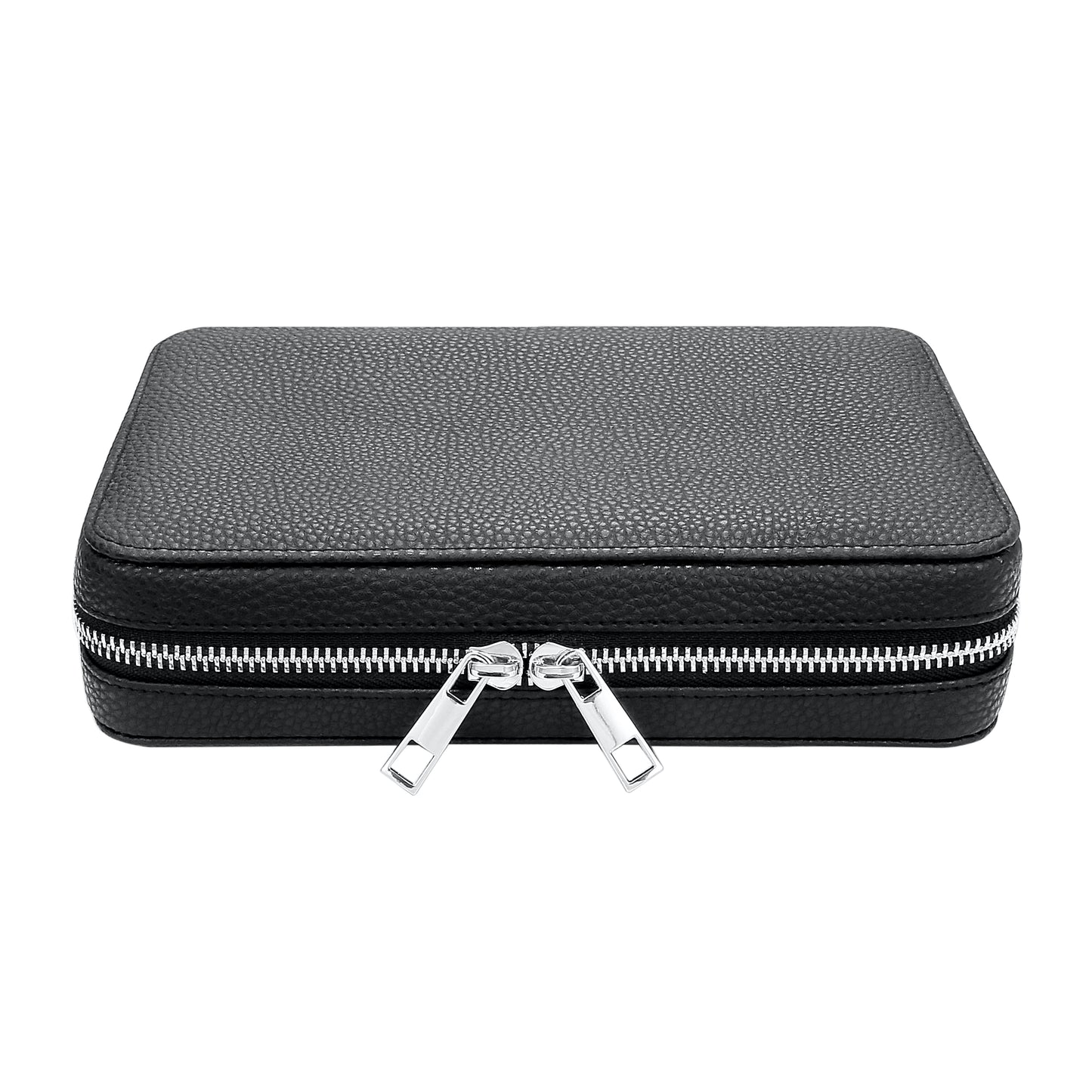 Leather Travel Case for Apple Watch Bands - Black