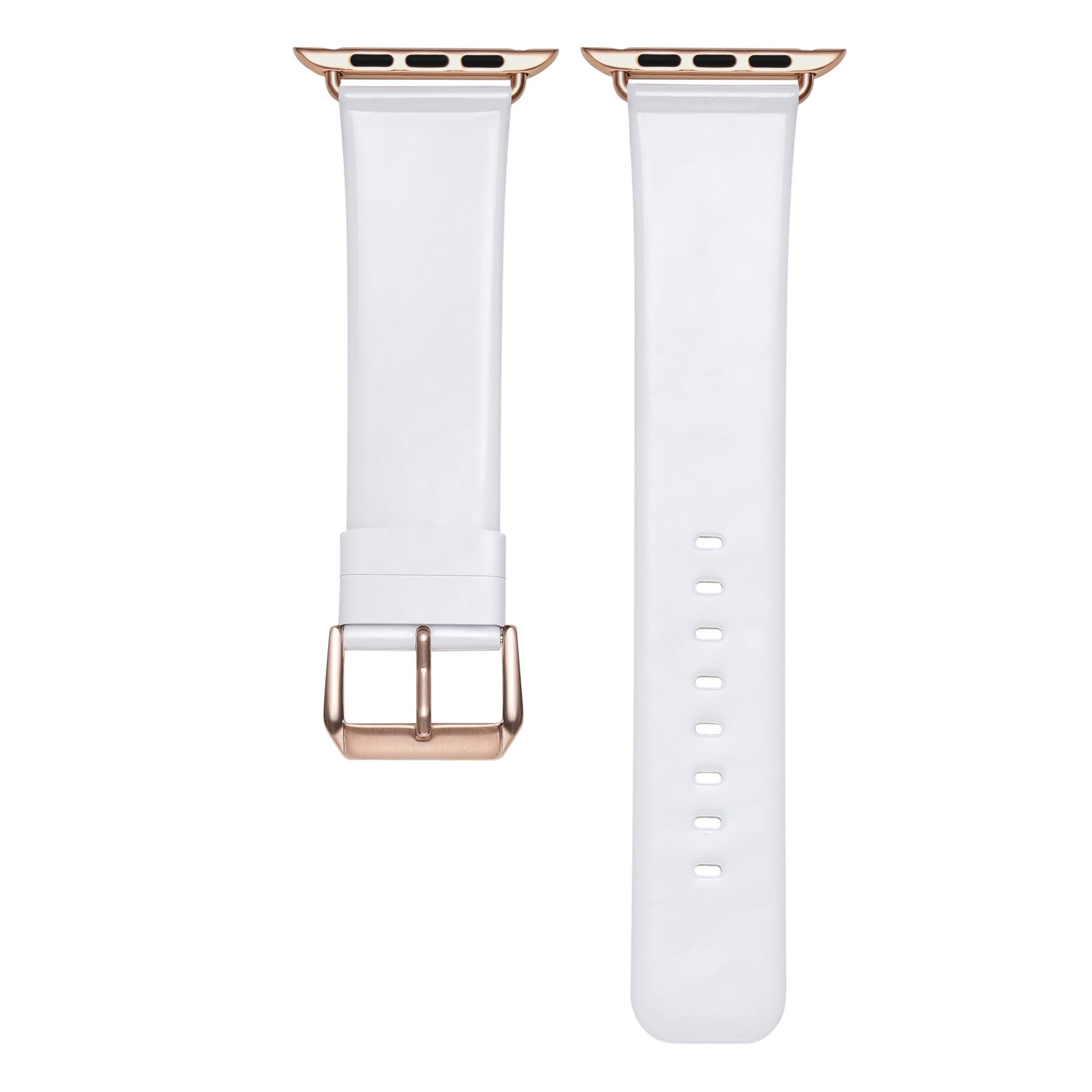 Kate Patent Leather Band for Apple Watch - White