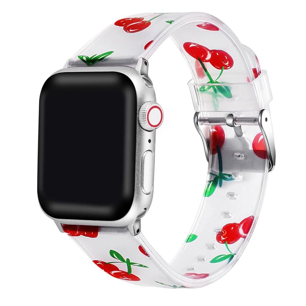 Printed Silicone Band for Apple Watch - Cherry (FINAL SALE)