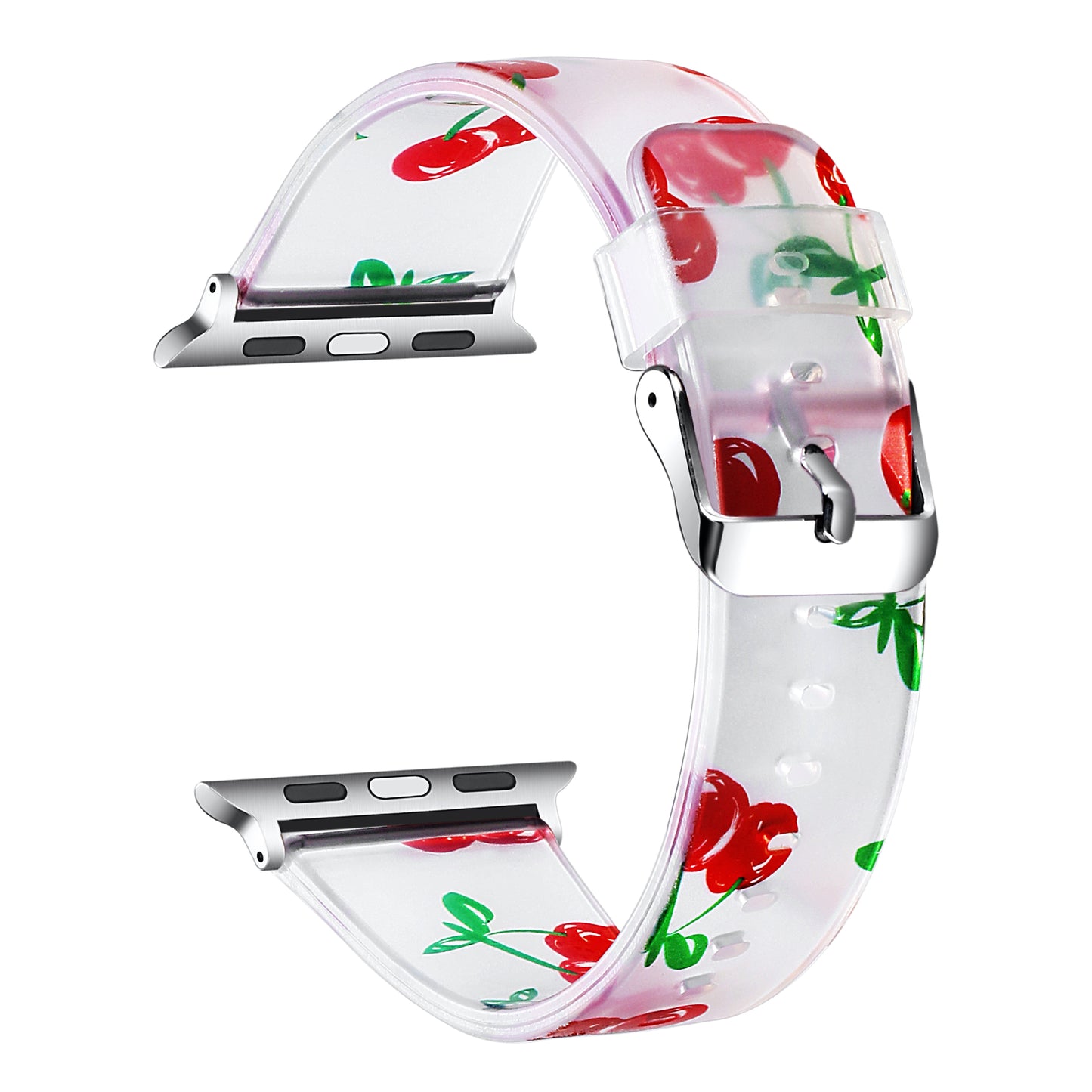 Printed Silicone Band for Apple Watch - Cherry (FINAL SALE)