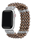 Brown Faux Pearl Band for Apple Watch
