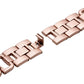 Tiana Metal Link with Rhinestone Detail Band for Apple Watch - Rose Gold