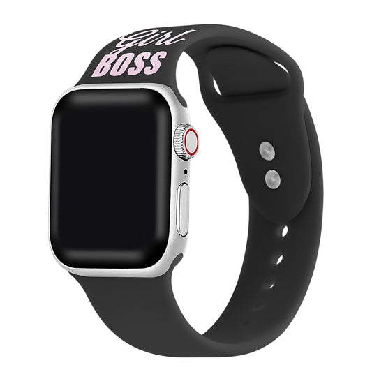 Girl Boss Printed Silicone Band for Apple Watch - FINAL SALE