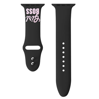 Girl Boss Printed Silicone Band for Apple Watch - FINAL SALE