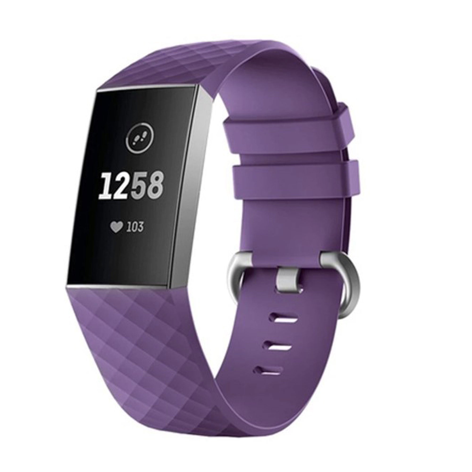 Silicone Band for Fitbit Charge 3 - Purple